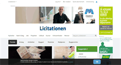 Desktop Screenshot of licitationen.dk